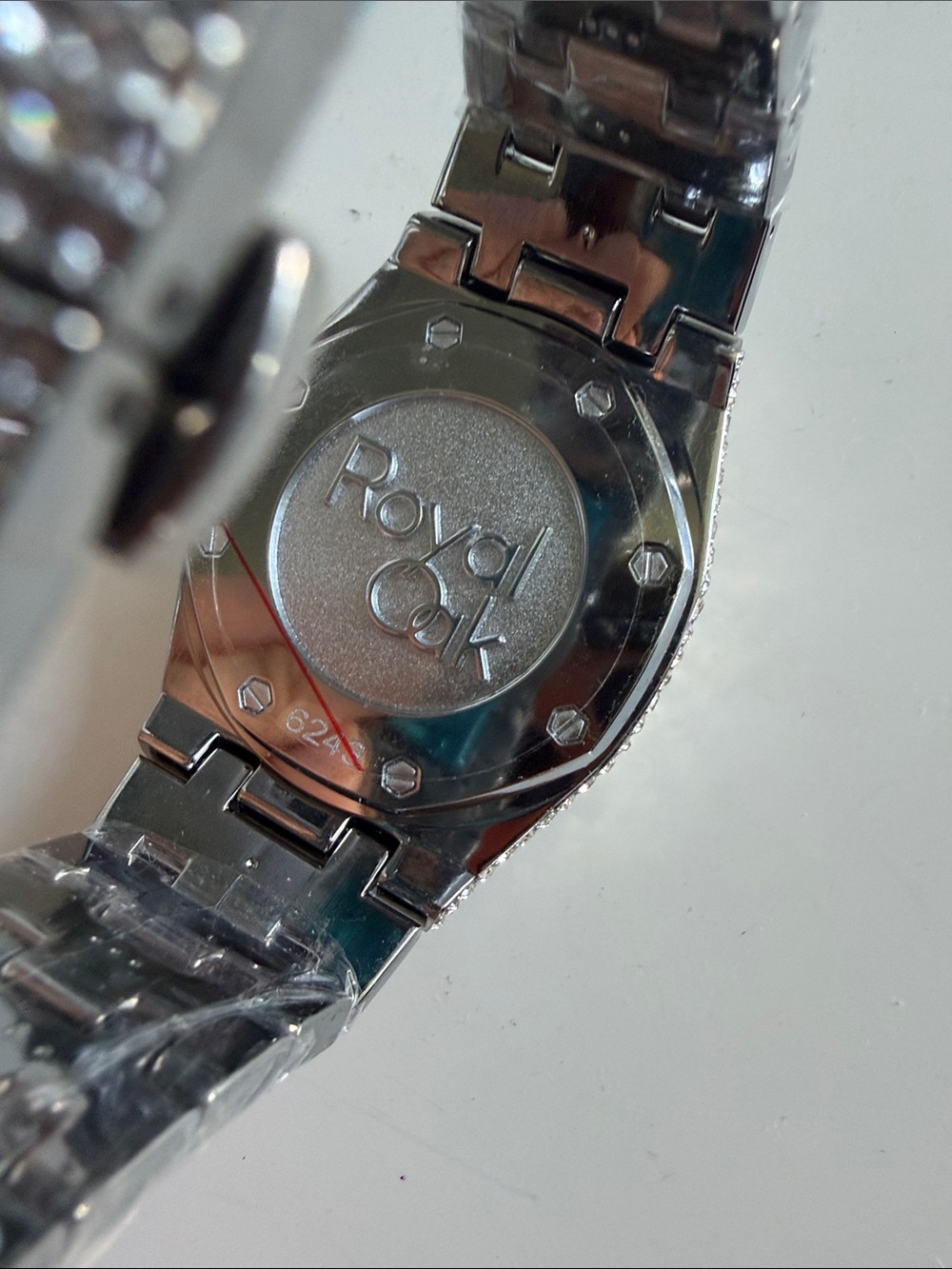 Audemars Piguet Royal Oak Style Iced Out Watch - Picture 2 of 3